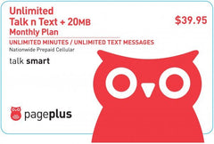 Page Plus Unlimited Top Up - Bill Payment